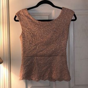 Pink Peplum Top
